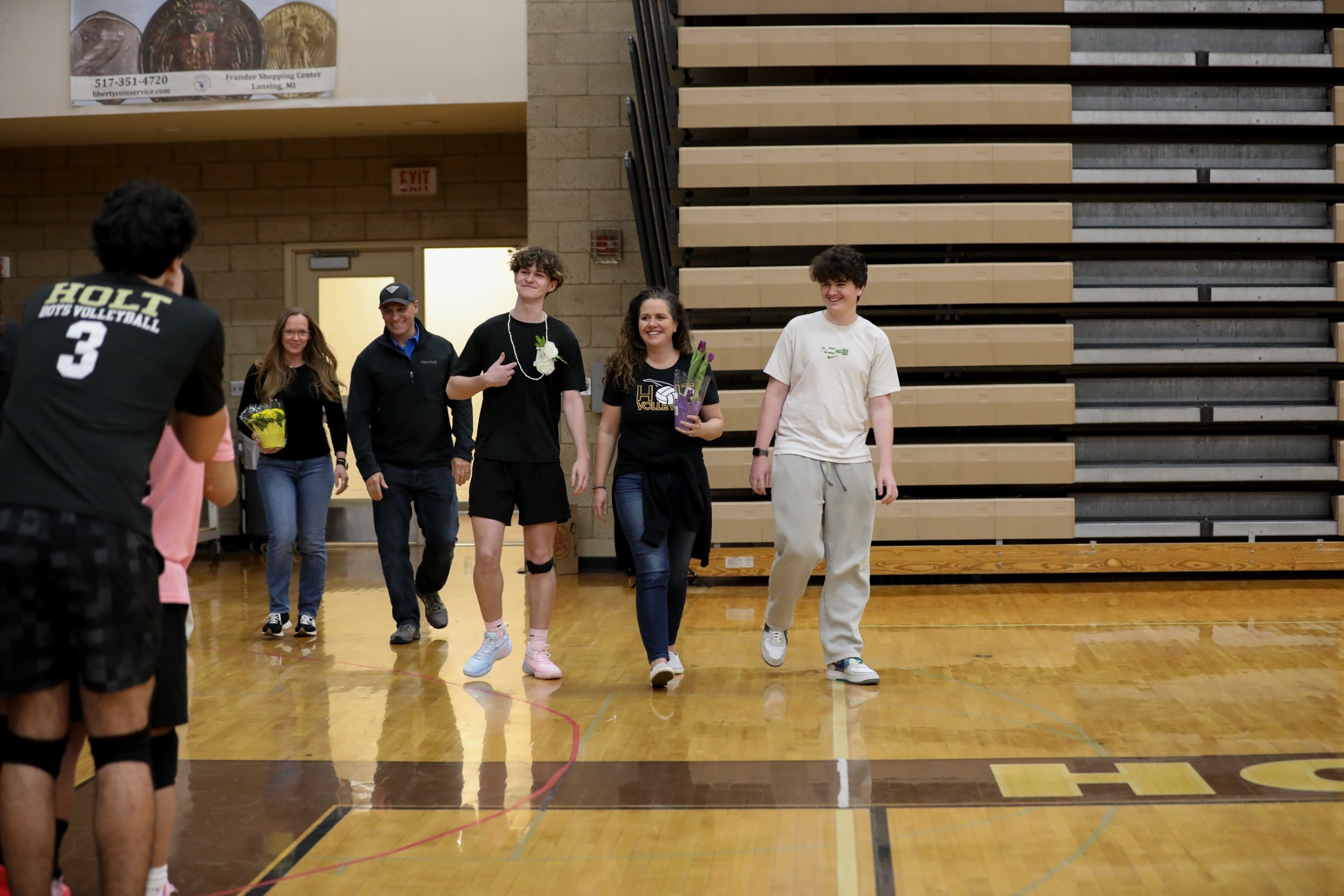 Volleyball senior night photo